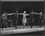 Melina Mercouri and ensemble in the stage production Illya Darling