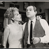 Janet Ward and Alan King in the stage production The Impossible Years