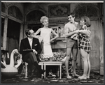 Alan King, Janet Ward, Scott Glenn and Jane Elliot in the stage production The Impossible Years