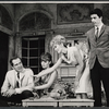 Alan King, Jane Elliot, Janet Ward and Bert Convy in the stage production The Impossible Years