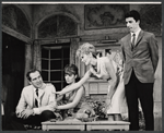 Alan King, Jane Elliot, Janet Ward and Bert Convy in the stage production The Impossible Years