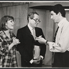 Jane Elliot, Alan King and Bert Convy in the stage production The Impossible Years