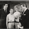 Bert Convy, Sudie Bond, Janet Ward and Alan King in the stage production The Impossible Years