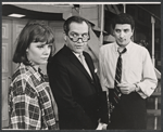 Jane Elliot, Alan King and Bert Convy in the stage production The Impossible Years