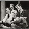 Alan King, Janet Ward and Terrence Logan in the stage production The Impossible Years