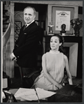 Sam Levene and Madeleine Fisher in the touring stage production The Impossible Years