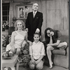 Elizabeth Fleming, Sam Levene, Trudy Van and Madeleine Fisher in the touring stage production The Impossible Years