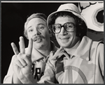 Warren Pincus and Les Shenkel in the stage production In the Time of Harry Harass