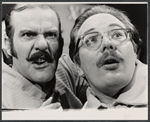 Bernard Erhard and Warren Pincus in the stage production In the Time of Harry Harass