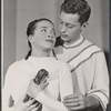 Kimetha Laurie and John Kerr in the stage production The Infernal Machine