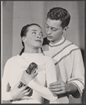 Kimetha Laurie and John Kerr in the stage production The Infernal Machine