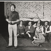John Ferraro, Sarah Elgerman, Vincent Schiavelli and unidentified others in the stage production Instructions for the Running of Trains, etc. on the Erie Railway to Go into Effect January 1, 1862