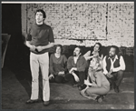 John Ferraro, Sarah Elgerman, Vincent Schiavelli and unidentified others in the stage production Instructions for the Running of Trains, etc. on the Erie Railway to Go into Effect January 1, 1862