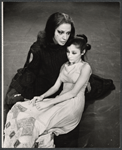 Irene Papas and Jenny Leigh in the stage production Iphigenia in Aulis