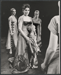 Irene Papas and ensemble in the stage production Iphigenia in Aulis