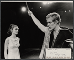 Jenny Leigh and Christopher Walken in the stage production Iphigenia in Aulis