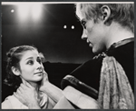 Jenny Leigh and Christopher Walken in the stage production Iphigenia in Aulis