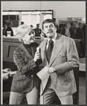 Debbie Reynolds and Billy De Wolfe in rehearsal for the stage production Irene