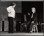 Patsy Kelly and Debbie Reynolds in rehearsal for the stage production Irene