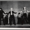 Debbie Reynolds [center] and ensemble in rehearsal for the stage production Irene