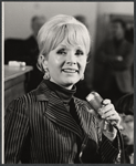 Debbie Reynolds in rehearsal for the stage production Irene