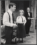 Monte Markham, Debbie Reynolds and unidentified in the stage production Irene