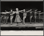 Debbie Reynolds and ensemble in the stage production Irene
