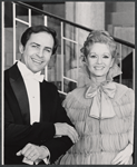 Ron Husmann and Debbie Reynolds in the stage production Irene