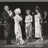 George S. Irving, Debbie Reynolds and ensemble in the stage production Irene