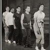 Dancers in rehearsal for the stage production Irma La Douce