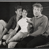Keith Michell, Elizabeth Seal and Arik Lavie in rehearsal for the stage production Irma La Douce