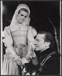 Anne Gee Byrd and Tom Sawyer in the 1964 Stratford Festival stage production of Hamlet