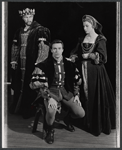 Philip Bosco, Terence Scammel and Anne Gee Byrd in the 1964 Stratford Festival stage production of Hamlet