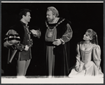 Terence Scammel, Patrick Hines and Anne Gee Byrd in the 1964 Stratford Festival stage production of Hamlet