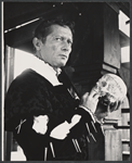 Alfred Ryder in the Shakespeare in the Park stage production Hamlet