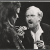 Francesaca Annis and Nicol Williamson in the stage production Hamlet
