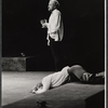 Nicol Williamson and unidentified actor in the stage production Hamlet