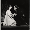 Colleen Dewhurst and Stacy Keach in the stage production Hamlet