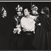 Colleen Dewhurst, Stacy Keach, Sam Waterston, and unidentified actors  in the Shakespeare in the Park stage production Hamlet