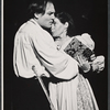 Stacy Keach and Colleen Dewhurst in the Shakespeare in the Park stage production Hamlet