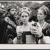 James Earl Jones, Kitty Winn and Colleen Dewhurst in publicity for the stage production Hamlet