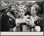 James Earl Jones, Kitty Winn and Colleen Dewhurst in publicity for the stage production Hamlet