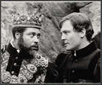 James Earl Jones and Stacy Keach in publicity for the stage production Hamlet