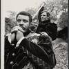 James Earl Jones and Stacy Keach in publicity for the stage production Hamlet