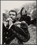 James Earl Jones and Stacy Keach in publicity for the stage production Hamlet