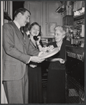 Walter Pidgeon and unidentified in publicity for the stage production The Happiest Millionaire
