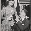 Walter Pidgeon and unidentified in publicity for the stage production The Happiest Millionaire