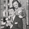 Walter Pidgeon and unidentified in publicity for the stage production The Happiest Millionaire