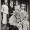 Rochelle Oliver, Ken Kercheval, Bonnie Bedelia, Gerald S. O'Loughlin, and Barbara Barrie in the stage production Happily Never After