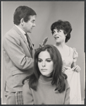 Pat Harrington, Hilda Brawner and Alexandra Berlin in publicity for the stage production Happiness Is Just a Little Thing Called a Rolls Royce